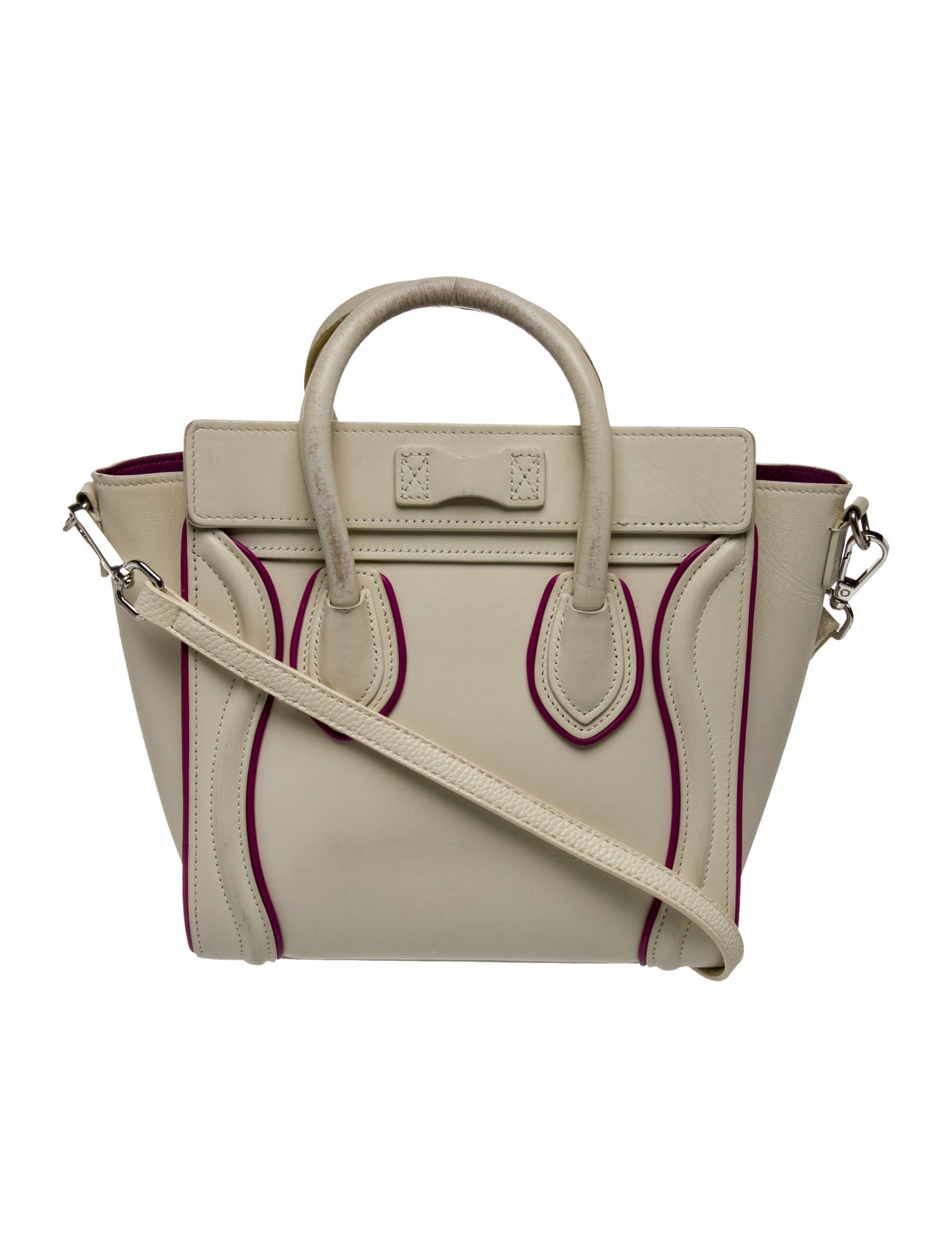 Celine Leather Luggage Nano